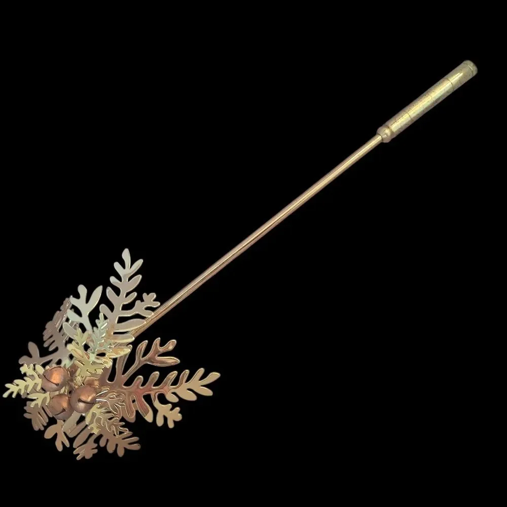 Dept 56 Vintage Porcelain Sleigh Bell Candle Snuffer 90s